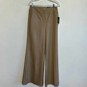 NWT Express tan high-waist wide leg pant slack, size 6